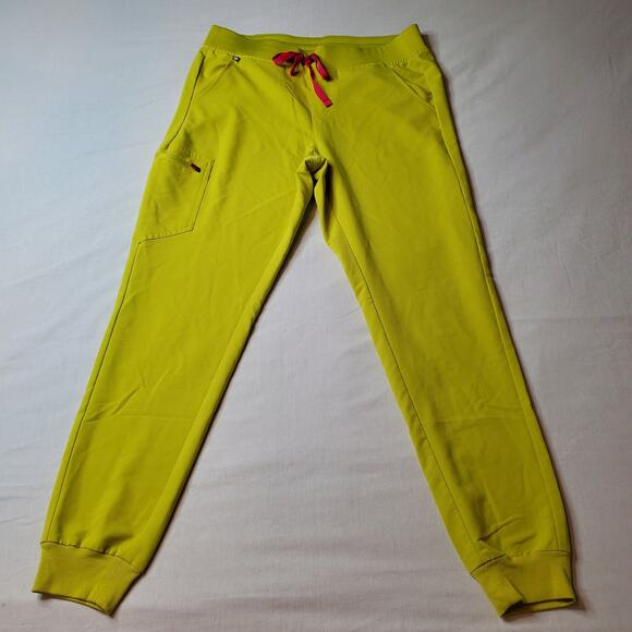 Figs Women's Size LT Zamora Jogger Scrub Pants Green - Picture 4 of 7